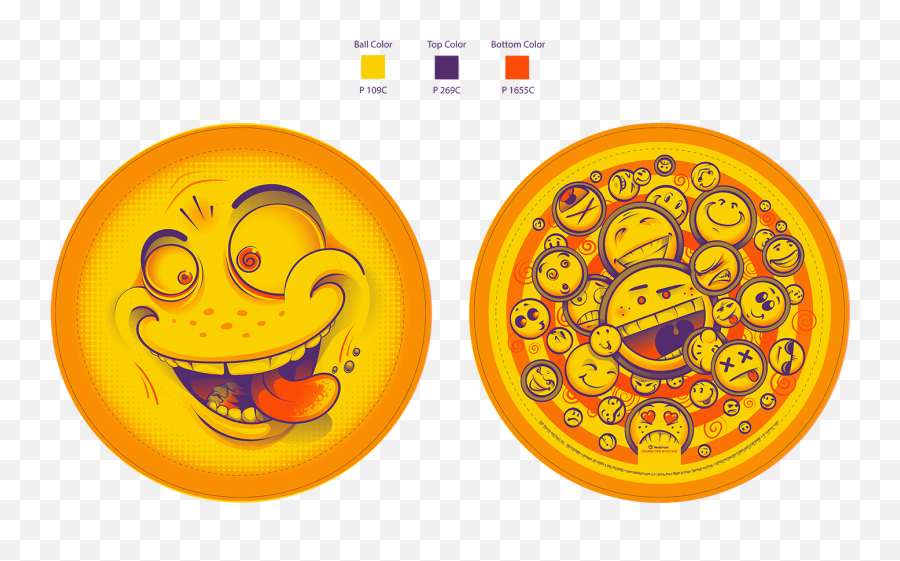 Play Ball On Behance - Circle Emoji,P Emoticon