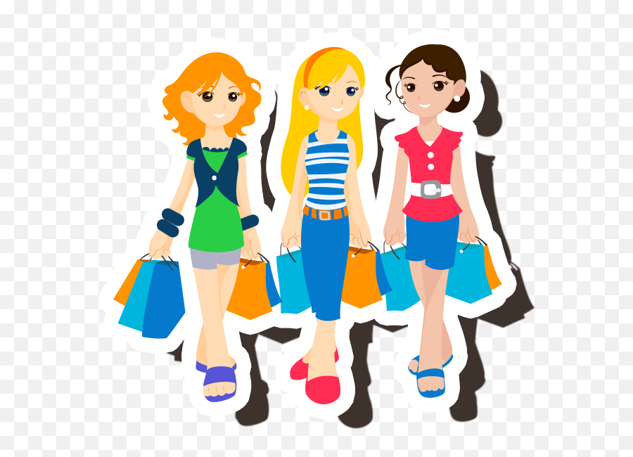 Kids Fashion Clipart Png - Shopping With Friends Png Emoji,Emoji Girls Clothing
