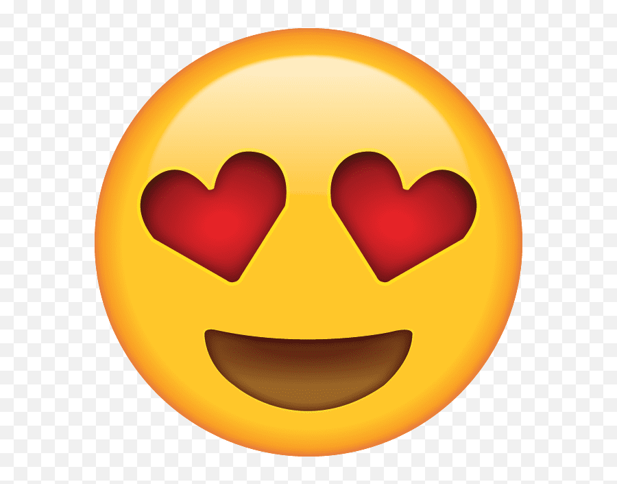 Download Free Png Heart - Emoji With Heart Eyes,Red Heart Emoticon