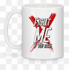 Fight Me If You Dare Tasse Emoji