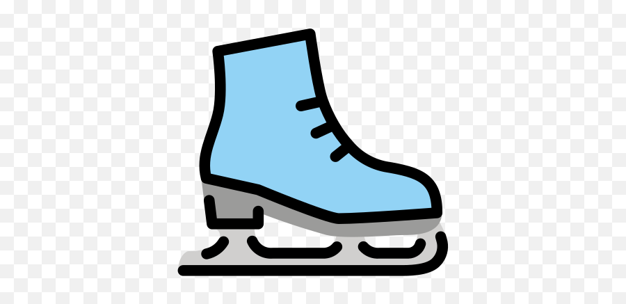 Ice Skate Emoji - Ice Skating Emoji,Speed Emoji