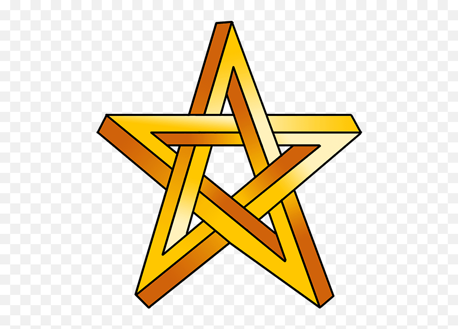 How To Draw An Impossible Star - Pencil Drawing Of Star Step By Step Emoji,Shining Star Emoji
