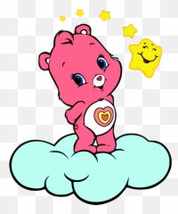 Care Bear On The Cloud Clipart Free Svg - Dot Emoji,Life Preserver Emoji
