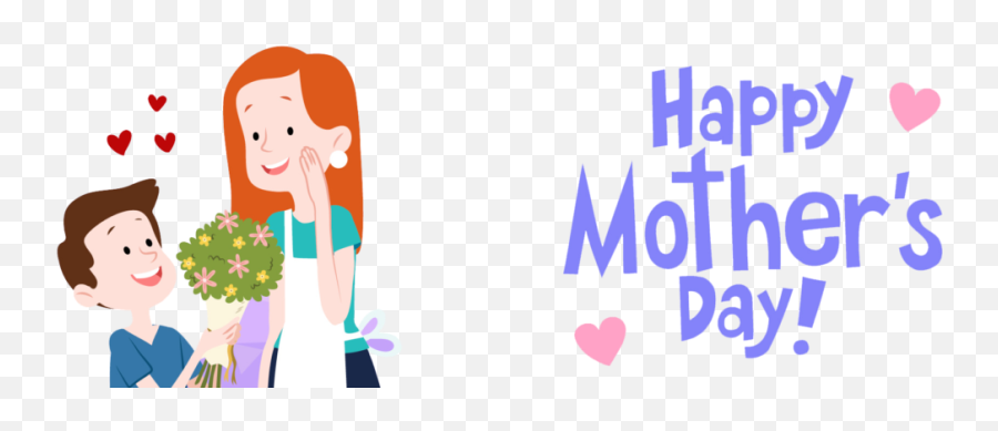 Happy Mothers Day Clipart At - Mothers Day Cliparts Png Emoji,Mother's Day Emoticons