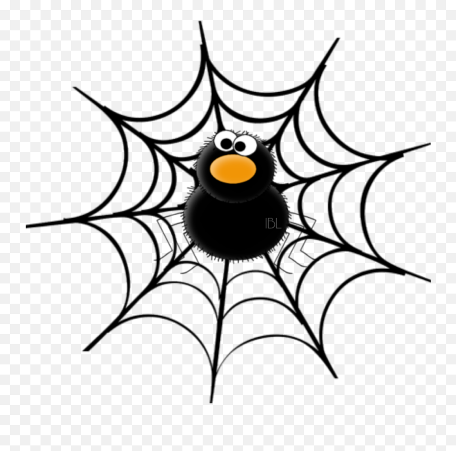 Spider Spiderweb Halloween - Spider Web Clipart Png Emoji,Spiderweb Emoji