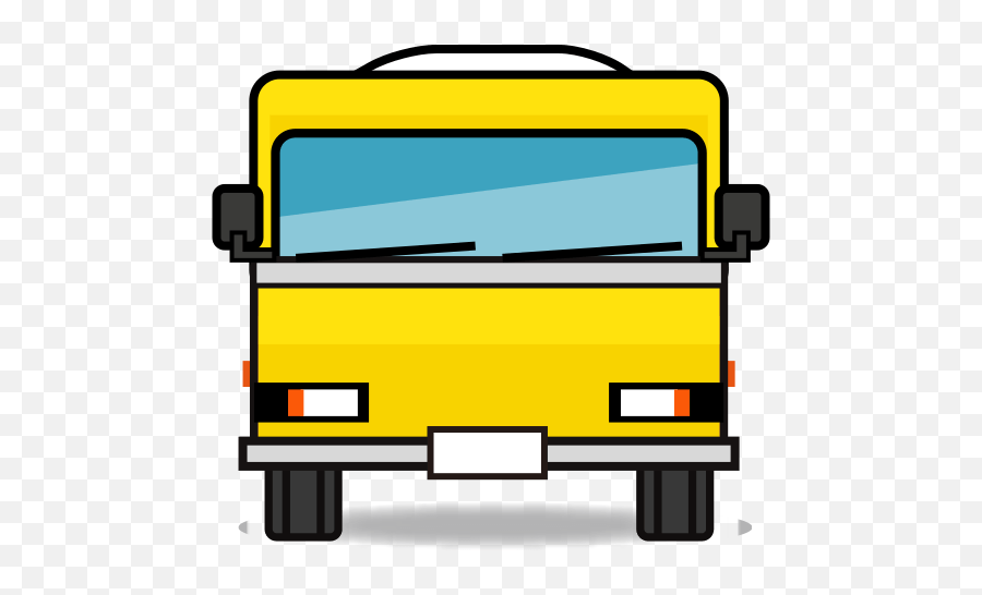 Oncoming Bus Emoji For Facebook Email Sms - Clip Art,Bus Emoji