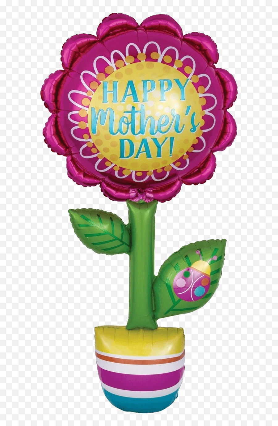 Tall Happy Mothers Day Flower Pot - Birthday Party Emoji,Happy Mother's Day Emoji