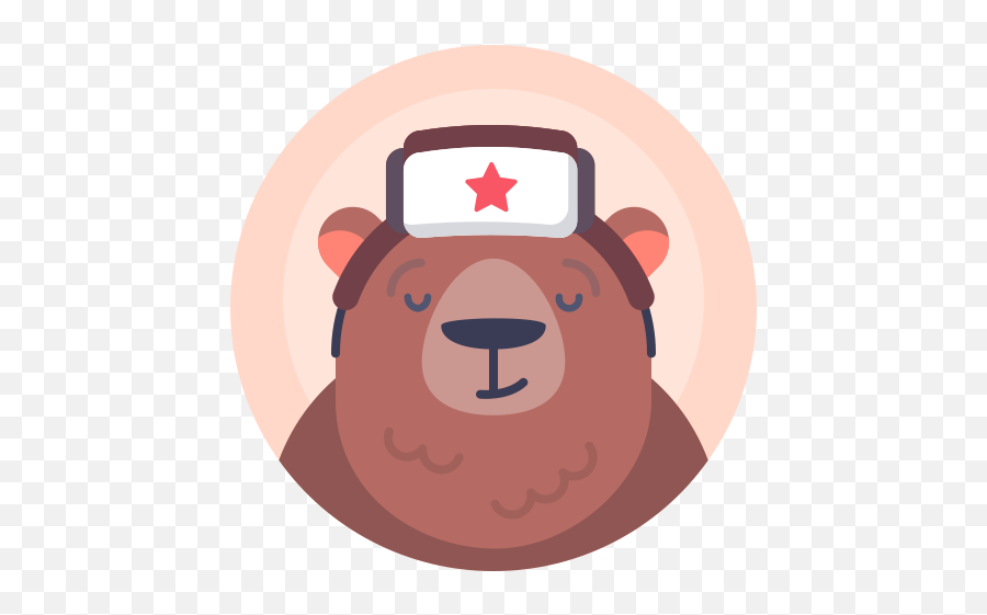 Animal Avatar Bear Russian Free Icon - Bear Emoji,Russian Emoticons