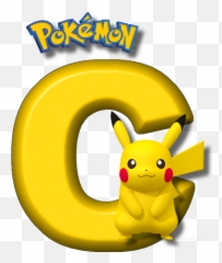 Abecedario De Pikachu De Pokémon - Pokemon Letter Emoji,Pikachu Emoji Text