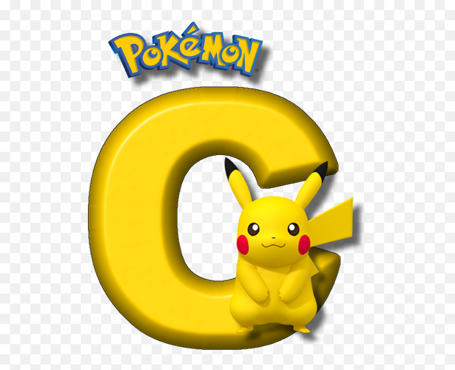 Abecedario De Pikachu De Pokémon - Pokemon Letter Emoji,Pikachu Emoji Text