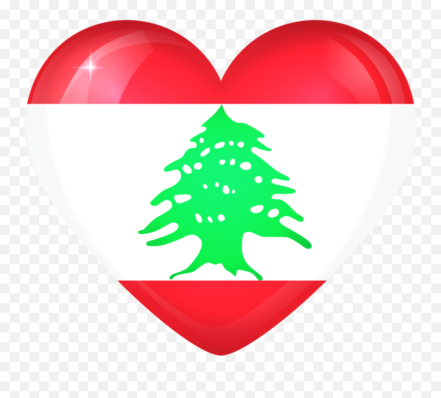 Lebanon Flag Heart Clipart - Independence Day Lebanese Flag Emoji,Peru Flag Emoji