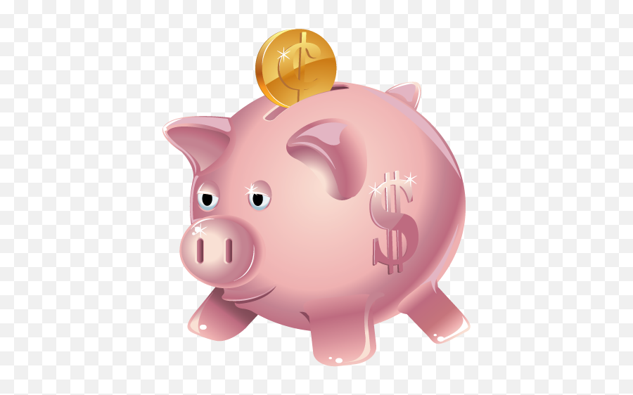Bank Piggy Clipart Clipart Kid - Piggy Bank Clipart Png Emoji,Piggy Bank Emoji