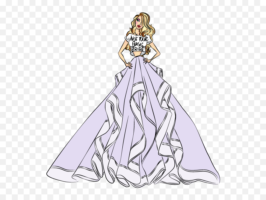 Holy Matrimoji - Hayley Paige Wedding Sketches Emoji,Emojis Dresses