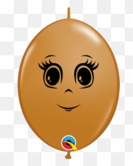 Feminine Face Latex Balloons - Emoji