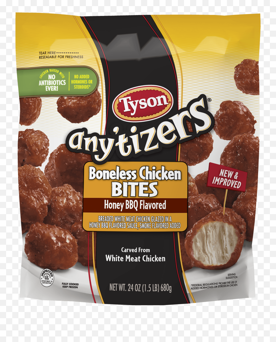 Walmart Grocery - Tyson Any Tizers Honey Bbq Emoji,Chicken Nugget Emoji