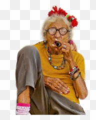 Cuban Lady - Senior Citizen Emoji,Cuban Emoji