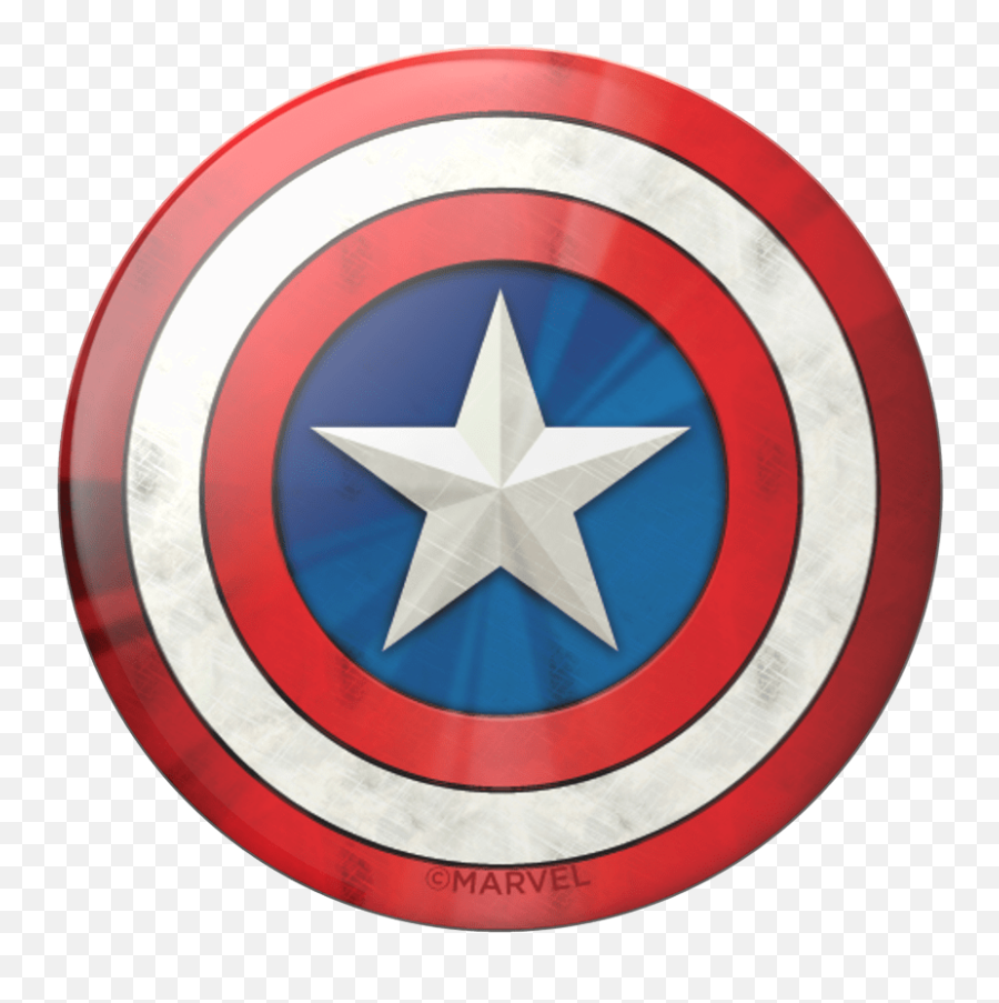 Captain America Logo Popsockets Popgrip - Logo Marvel Captain America Emoji,Captain America Shield Emoji