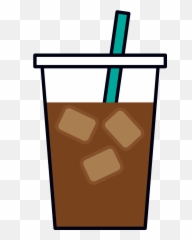 Iced Coffee To Go Graphic - Clip Art Emoji
