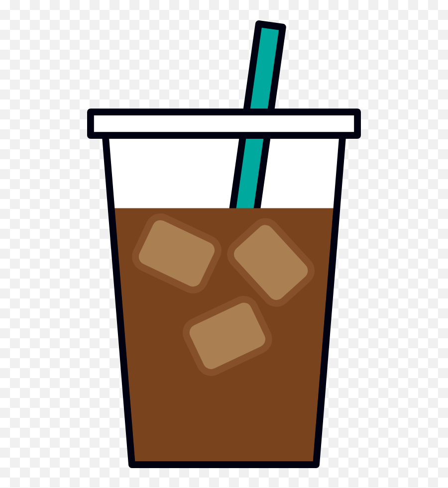 Iced Coffee To Go Graphic - Clip Art Emoji,Kale Emoji