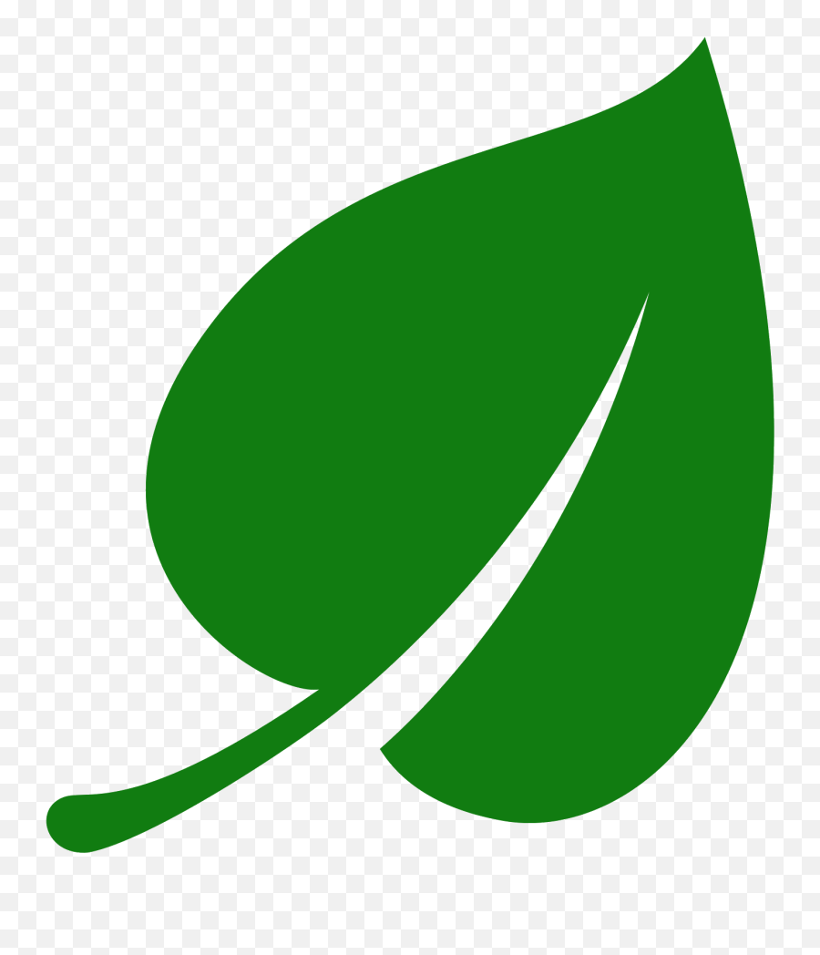 Green Leaf Icon Clipart - Green Leaf Icon Png Emoji,Pot Leaf Emoji Android
