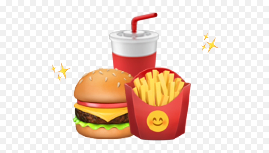 Hamburger Food Emoji Sticker - Emojis Fortnite,Emoji Hamburger