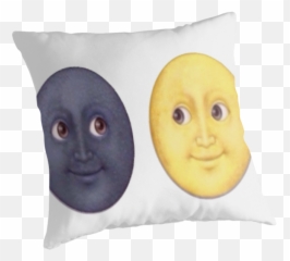 Download Moon Emoji Throw Pillows By Jonnarogers - Cushion