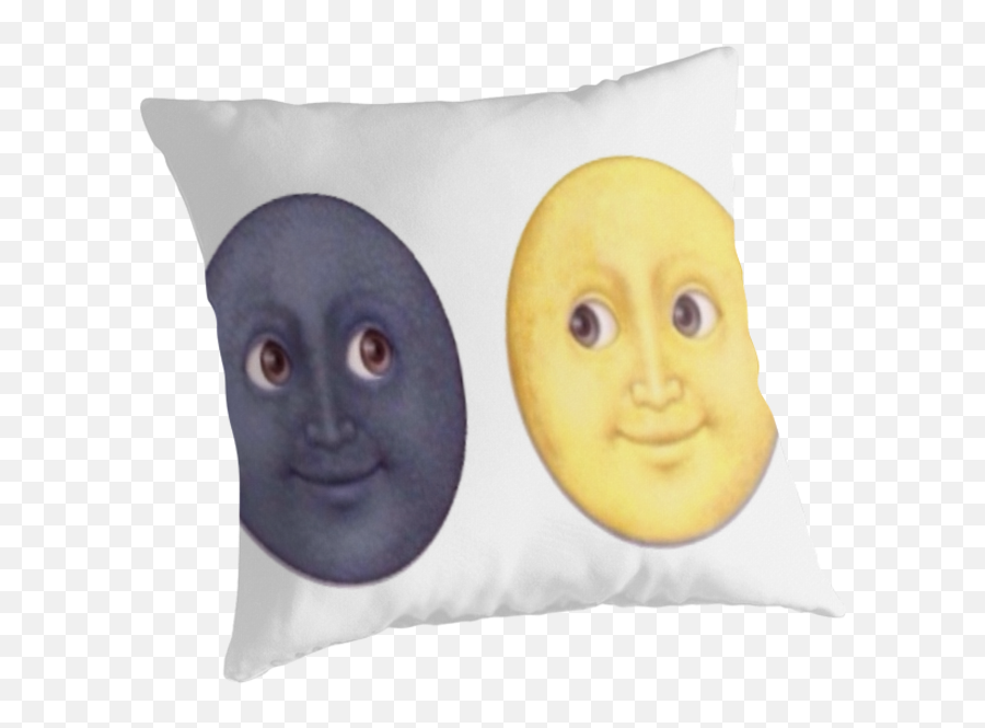Download Moon Emoji Throw Pillows By Jonnarogers - Cushion,Moon Emoji