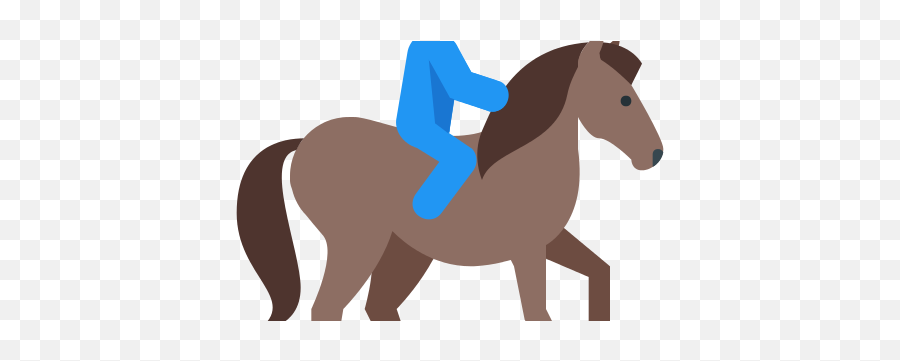 General Interest - Ride A Horse Icon Emoji,Emoji Horse And Plane