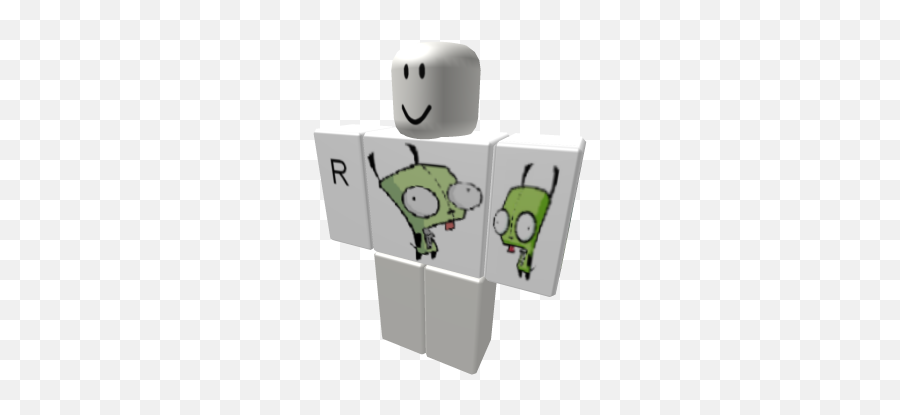 Invader Zim Gir - Roblox Trxsh Shirt Emoji,Saluting Emoticon Text