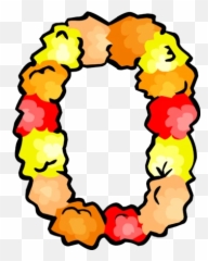 Hawaiian Lei - Club Penguin Emoji