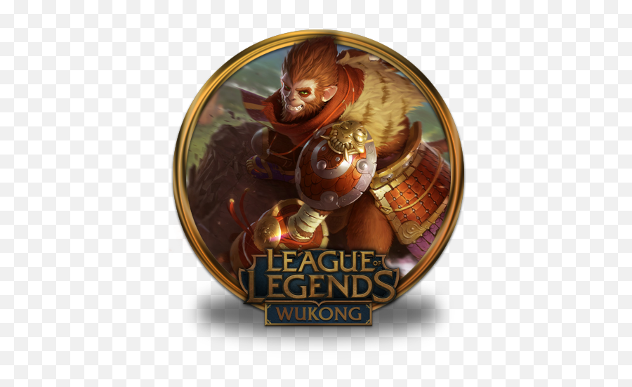 League Of Legends Gold Border Iconset - Wukong Splash Art Emoji,Hazelnut Emoji