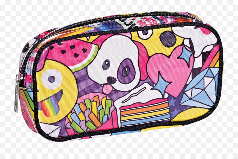 Emoji Party Cosmetic Bag - Toiletry Bag Full Size Png Coin Purse,Emoji Party