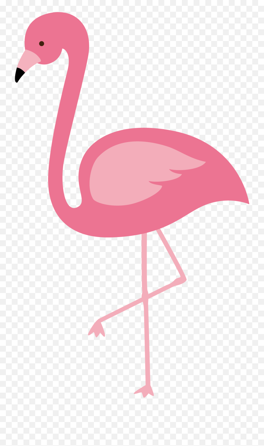 Flamingo Clipart Transparent - Transparent Flamingo Clipart Emoji,Flamingo Emoji