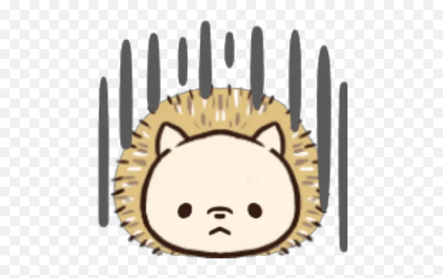 Little Hedgehog Stickers For Whatsapp - Cartoon Emoji,Hedgehog Emoji