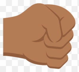 Right Facing Fist Medium Dark Skin Tone Emoji Emoticon -