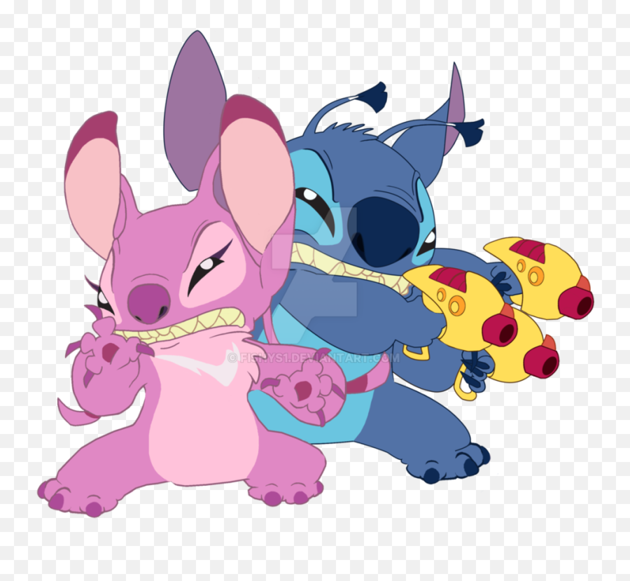 Free Cliparts Png - Disney Stitch Et Angel Emoji,Lilo And Stitch Emoji