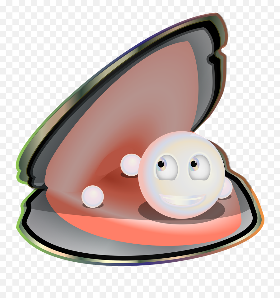 Graphic Oyster And Pearl Smiley Pearl Pearl Emoji Smiley - Emoji Pearl,Sunglasses Emoji