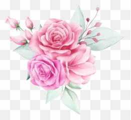 Ftestickers Watercolor Flowers Roses Boquet Aesthetic - Vector Graphics Emoji,Boquet Emoji