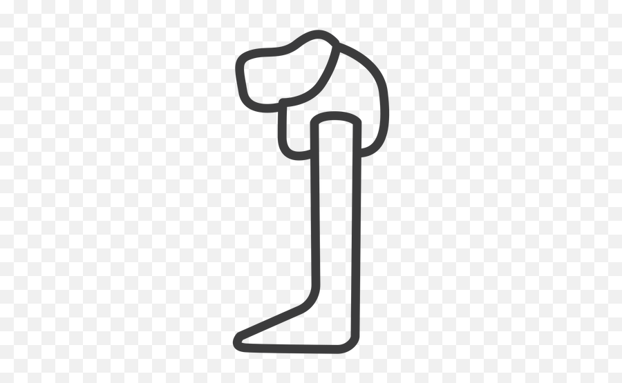Leg Foot Person Stroke - Transparent Png U0026 Svg Vector File Clip Art Emoji,Foot Emoticon