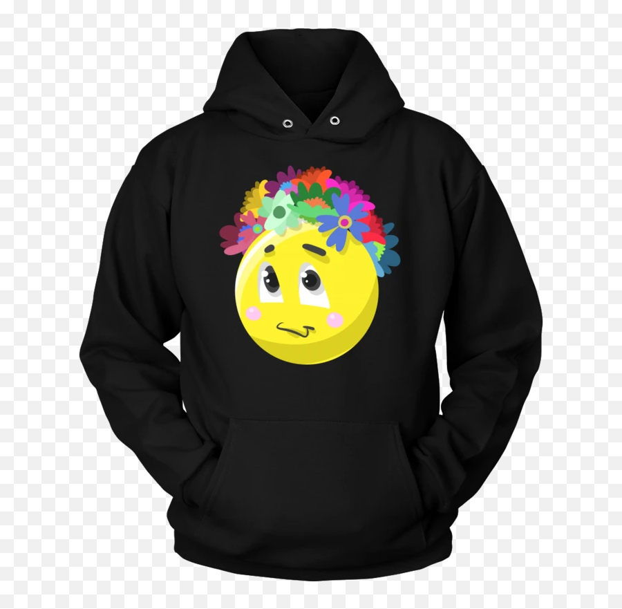 Emoji Flower Cute Face Emojis Flowery Crown Hoodie - Stranger Things Hoodie T Shirt,Coffee Emojis