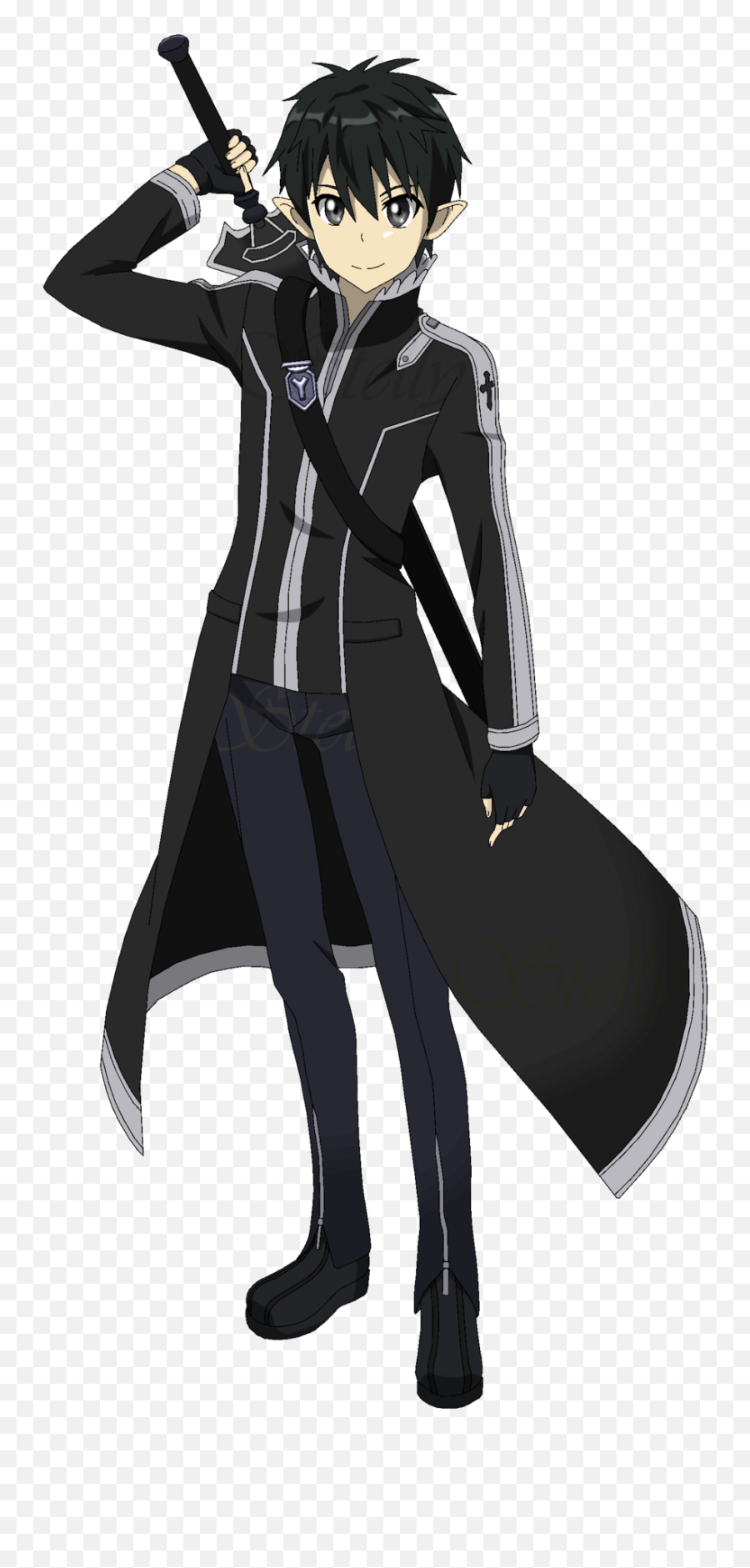 Sword Art Online Kirito - Sword Art Online Kirito New Alo Emoji,Sword Art Online Emojis