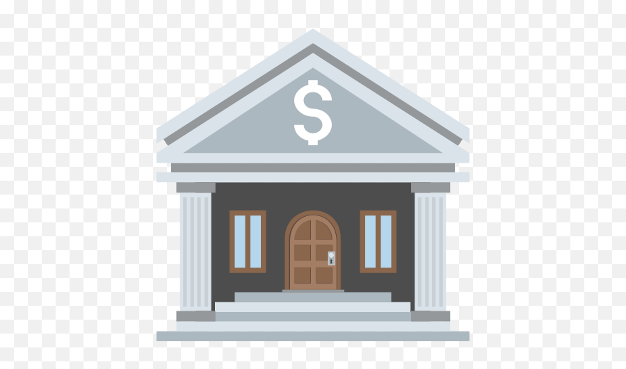 Emojione 1f3e6 - Bank Emoji With No Background,Raise The Roof Emoji