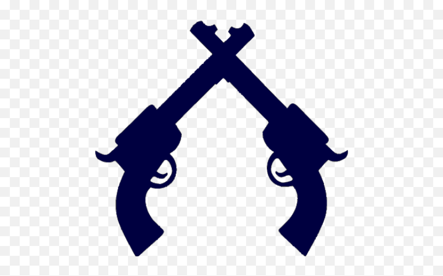 Pistol Clipart Handgun - Oklahoma State Logos Pistols Firing Emoji,Revolver Emoji