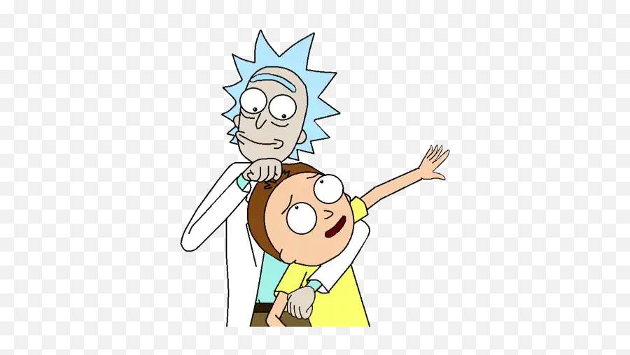 Rick And Morty Sticker För Whatsapp - Rick And Morty Wallpaper Wubba Lubba Dub Dub Emoji,Rick And Morty Emojis