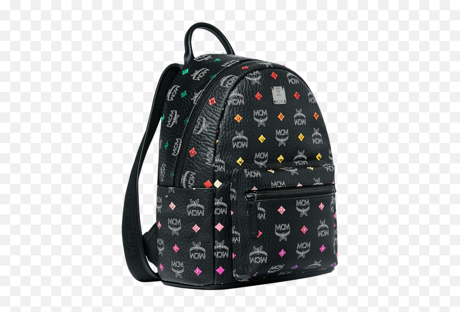 Mcm Stark Backpack In Skyoptic Stud - For Teen Emoji,Emoji Backpacks