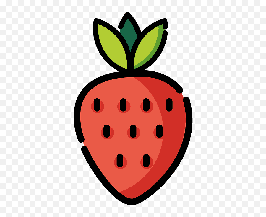 Strawberry Emoji Clipart,Wild Emoji