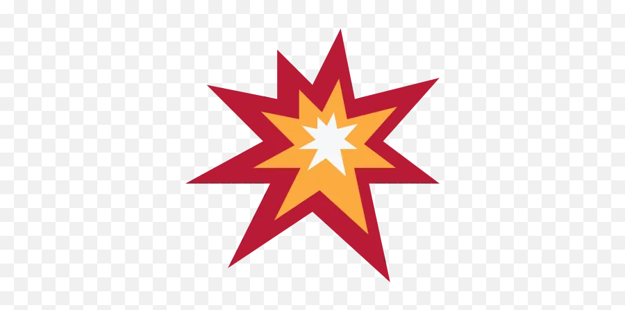Large Emoji Icons - Explosion Emoji,Glowing Star Emoji