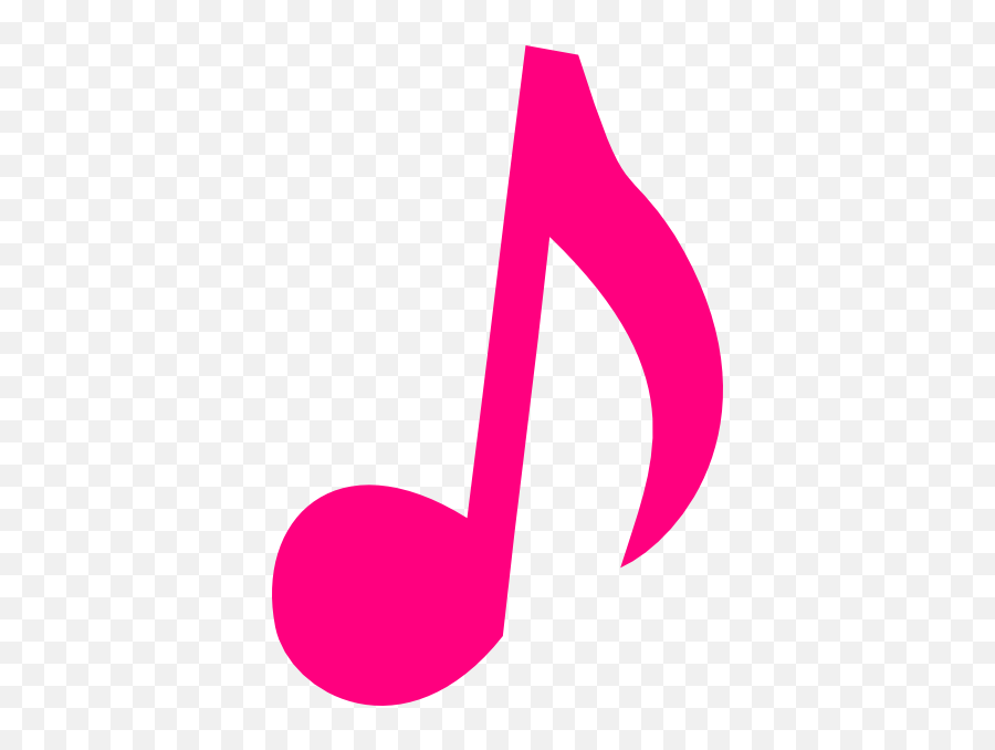Pink Musical Notes - Pink Music Notes Clipart Emoji,Emoji Music Notes