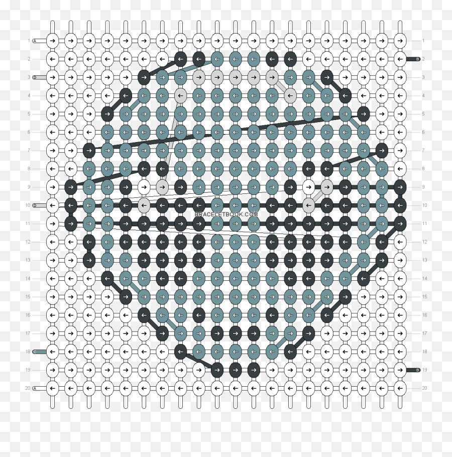 Alpha Pattern - Friendship Bracelet Emoji,Emoji Bracelets