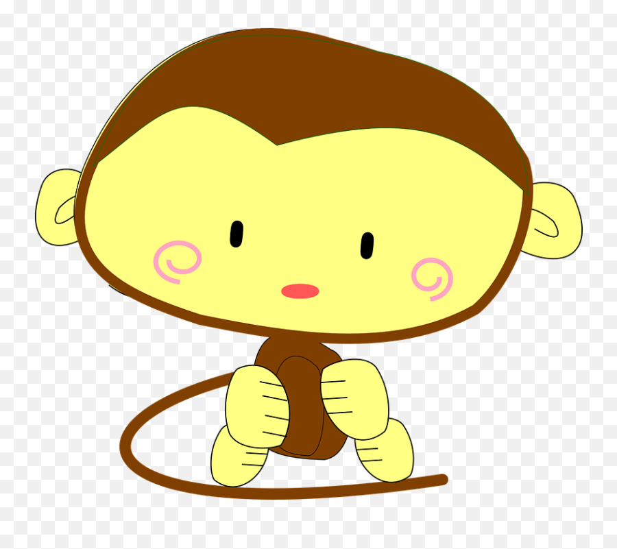 Free Monkey Animal Vectors - Cute Monkey Emoji,Throw Up Emoticon